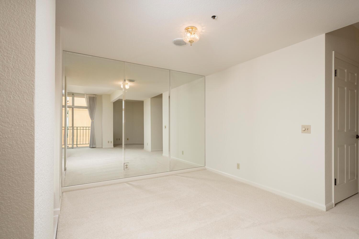 Carpeted dining room